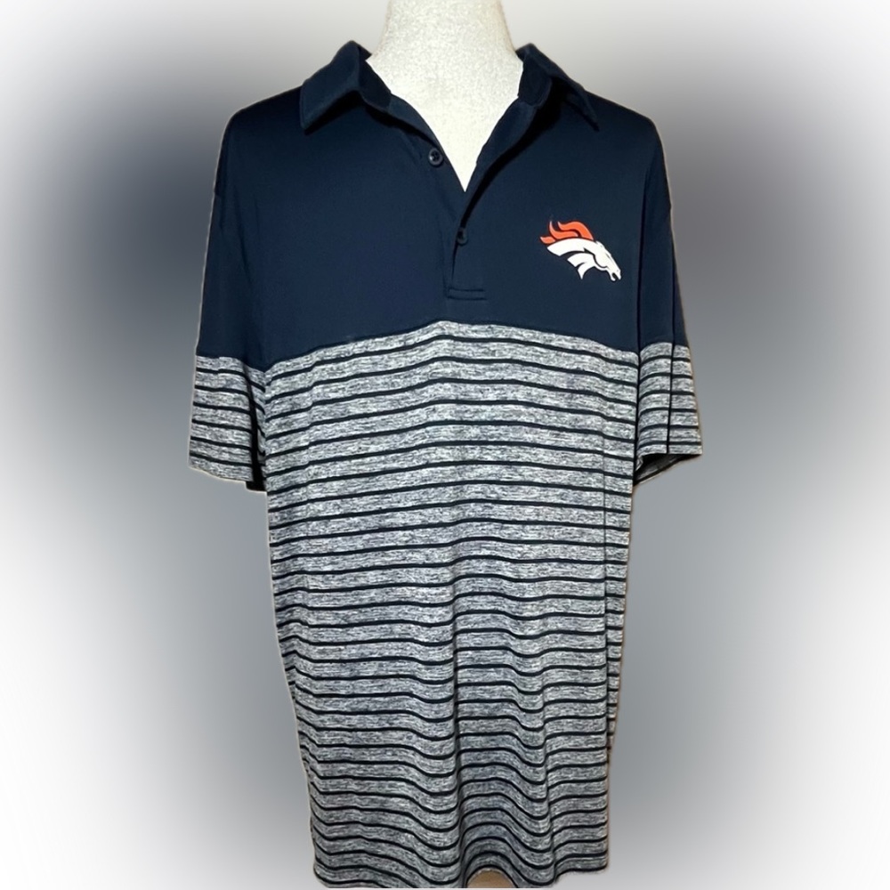 NFL Fanatics Denver Broncos Polo Shirt | Size L | NWT